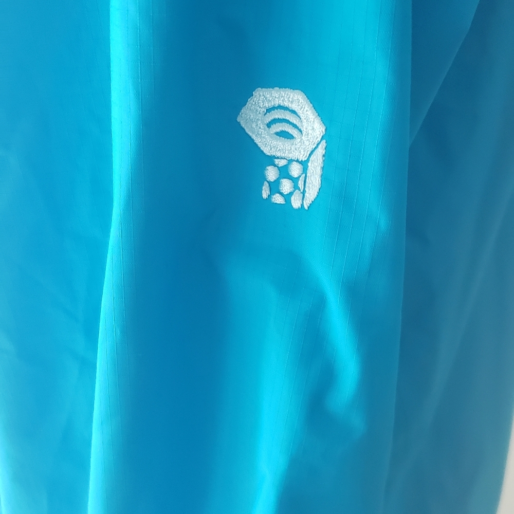MOUNTAIN HARD WEAR Rain jacket Size L Blue - like new - Picture 4 of 9